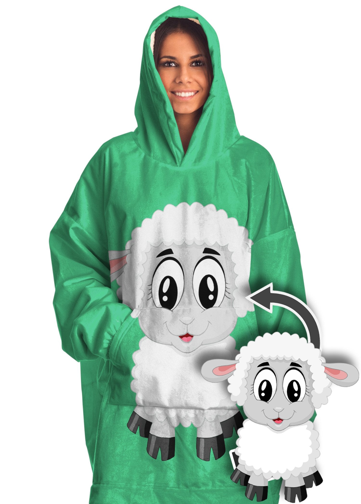 Bulk Order Custom Hoodie Blanket Logo (Disp. Price 30-99 items 'Plan Ahead' Service) (10+ order min)