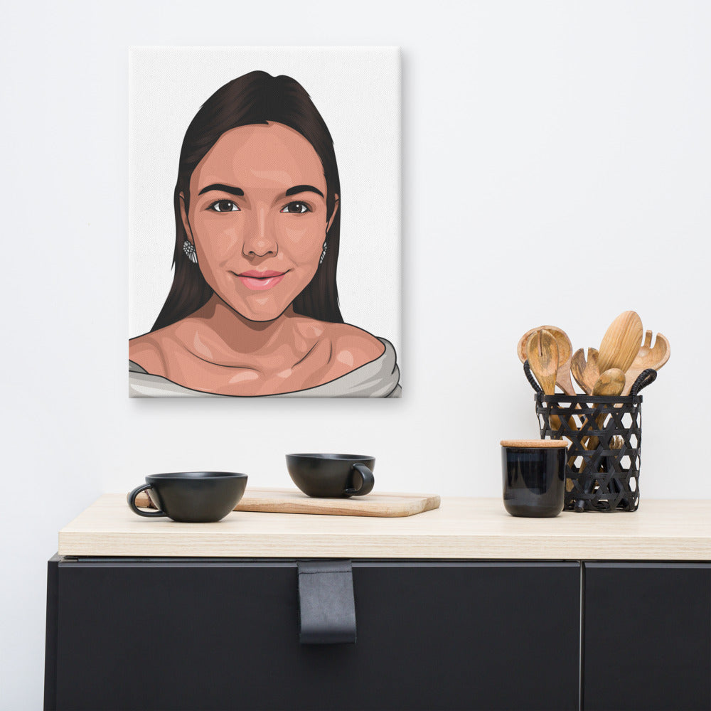 Original Human Face Artwork Portrait (Price Displayed Is Digital Format - physical options avail. below)