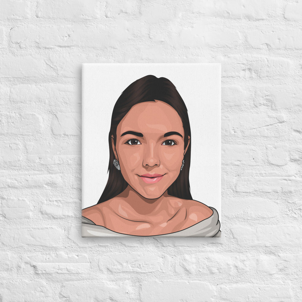 Original Human Face Artwork Portrait (Price Displayed Is Digital Format - physical options avail. below)